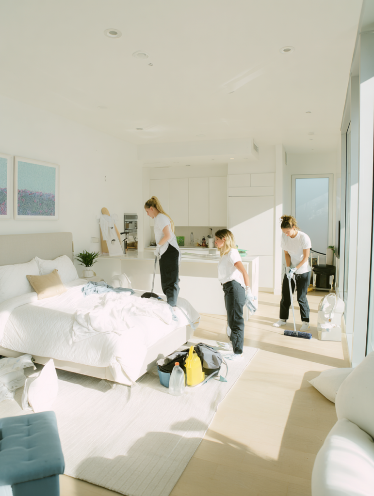 Vacation rental cleaning service in Los Angeles with professional team